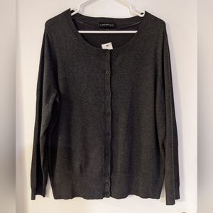 Lane Bryant Button Front Gray Cardigan sz 18/20
